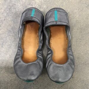 Tieks silver Ballet Flats